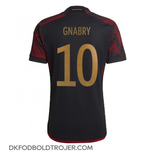 Billige Tyskland Serge Gnabry #10 Udebane Fodboldtrøjer VM 2022 Kortærmet